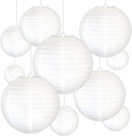 White Paper Lanterns