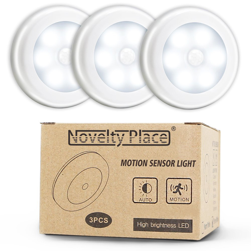 Novelty Place Super Bright LED Motion Sensor Lights