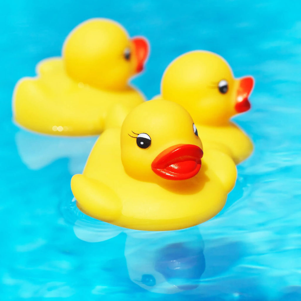 Float Rubber Duck Ducky Baby Bath Toy for Kids (12 Pcs) – Novelty Place