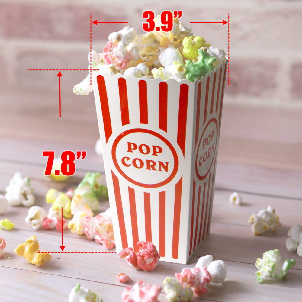 Cardboard Popcorn Containers